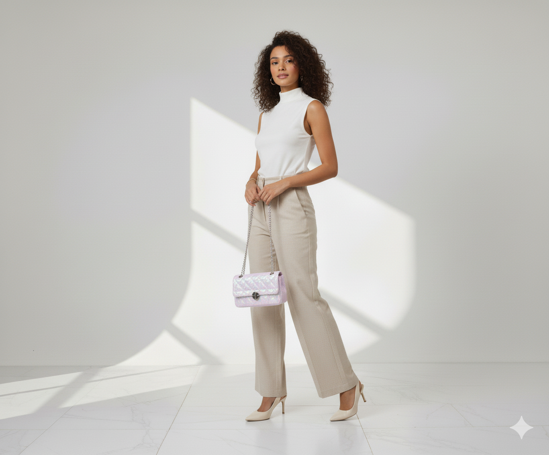 CARTERA METALICO BRILLANTE  23-092