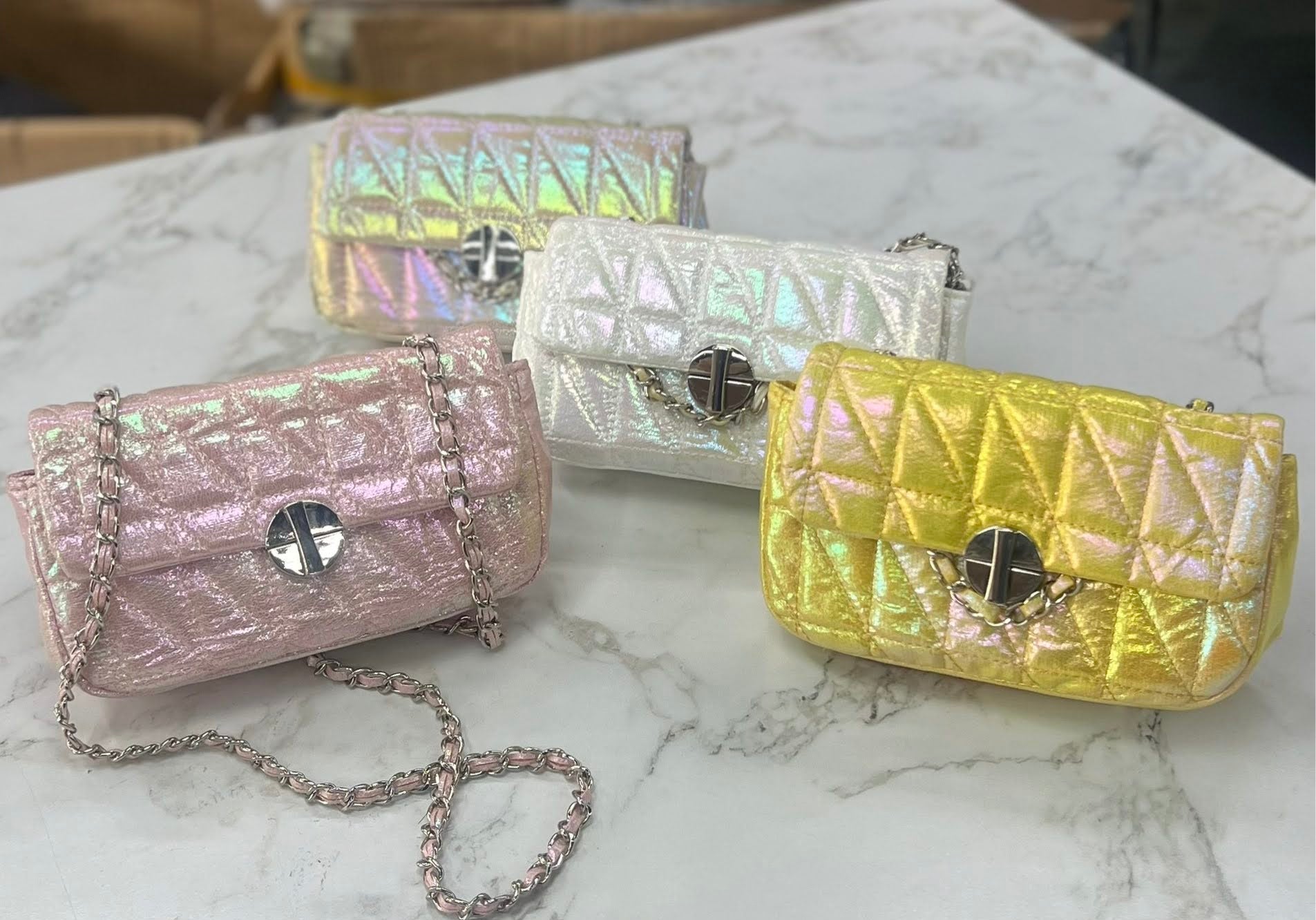 BOLSO METALICO BRILLANTE  23-092